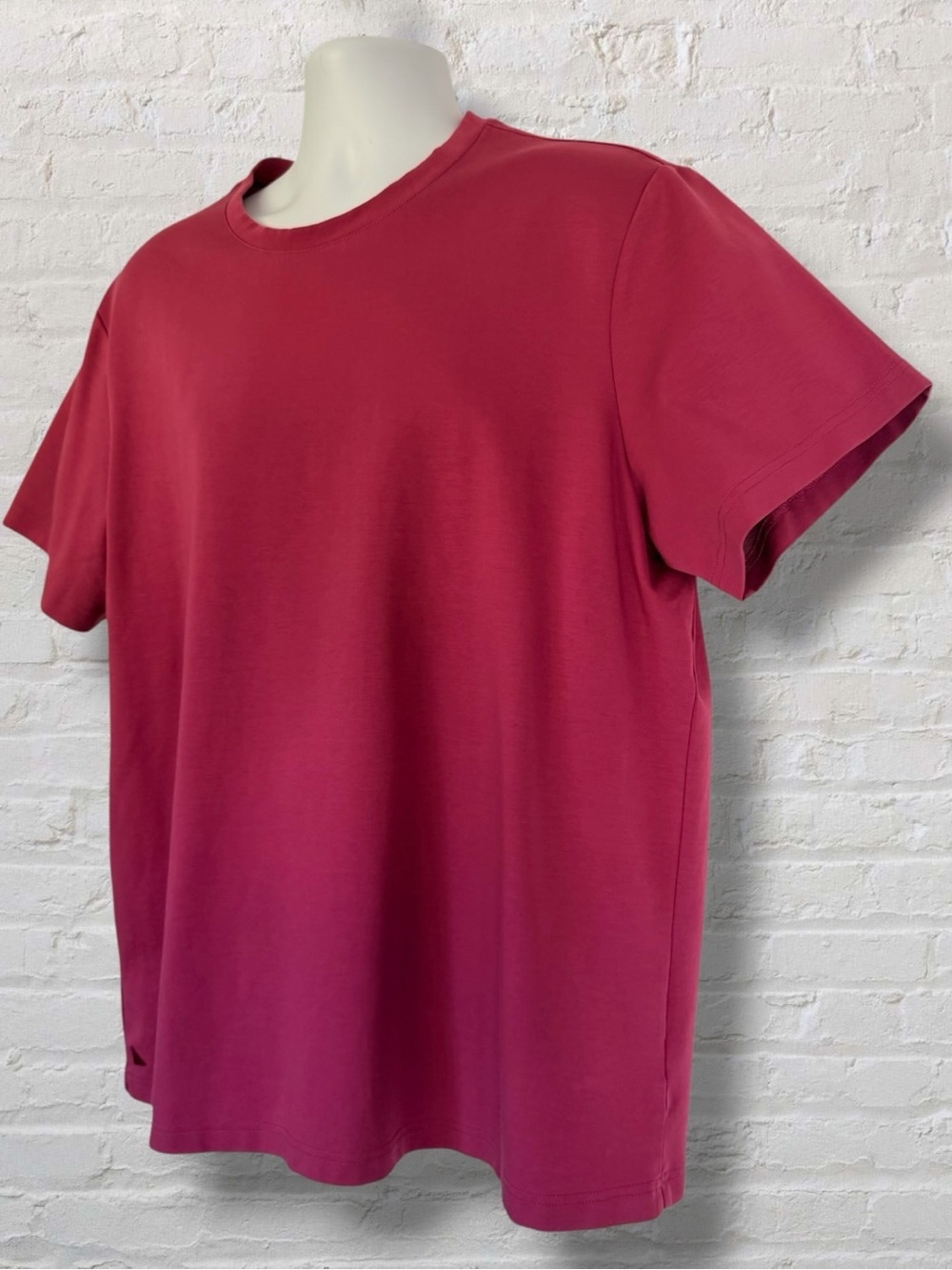 UNTUCKit Hawkes T Shirt XL Pink Purple Crew Neck Premium Basic Tee - Picture 4 of 10
